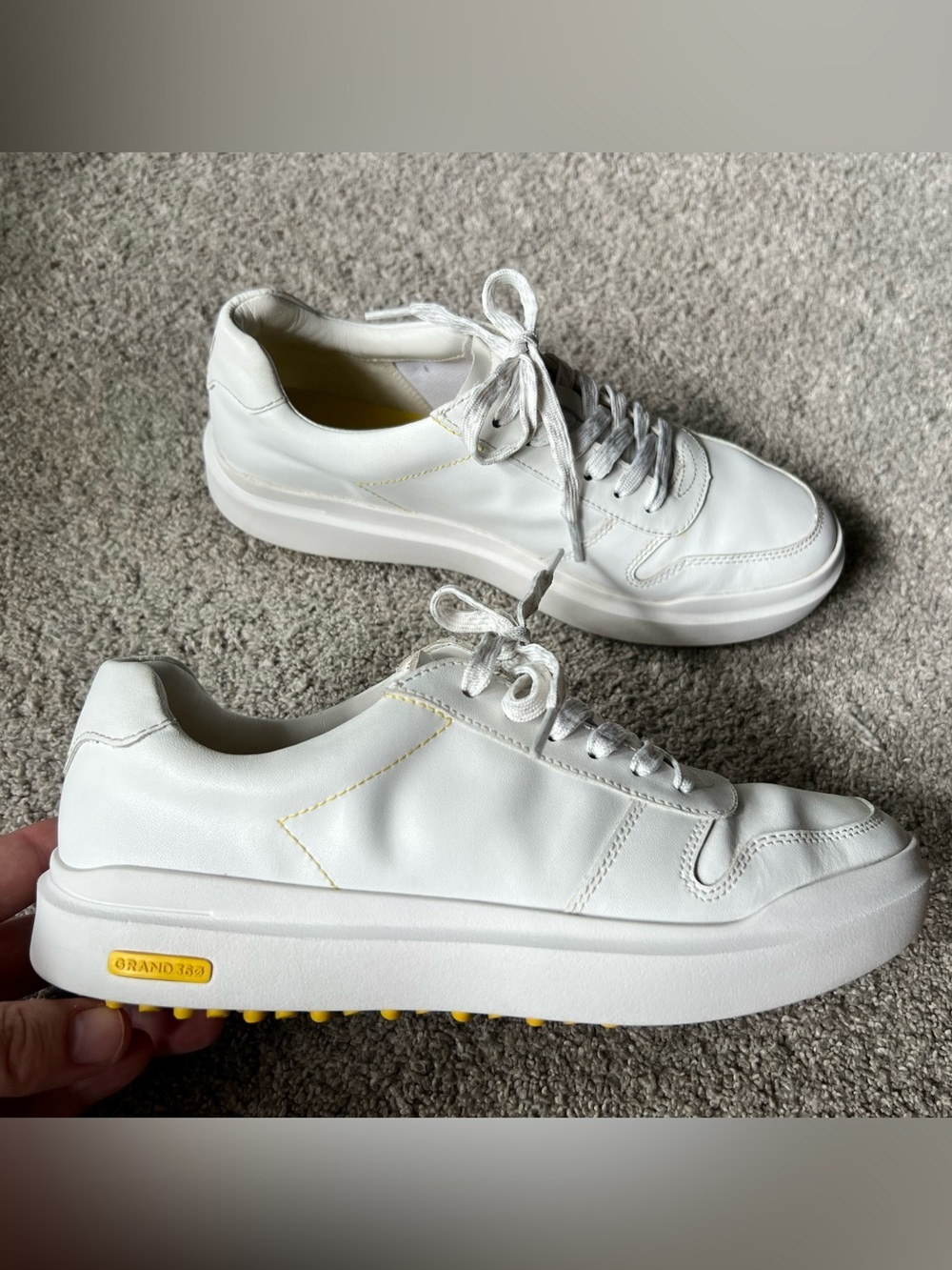 Cole Haan Grandpro WMN Size 6.5 Waterproof Spikeless Golf Shoes Leather Sneakers